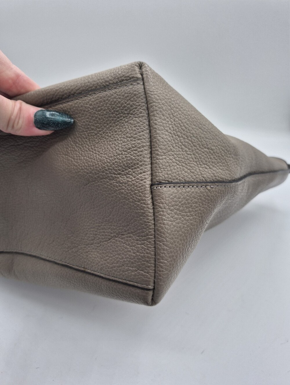 Coach X Baseman Limit Edition Lou City Bag Fog Gray Zip Top Tote 57911 - Picture 7 of 12
